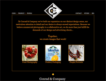 Tablet Screenshot of conradfoto.com